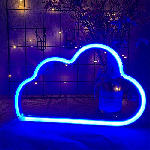 Enuoli Lumière Néon Cloud Neon signes Cloud néons Bleu Lumière Néon signes pour 